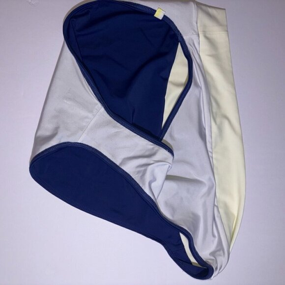 NWOT Summersalt The Classic Turn-Down Bathing-suit Bottom Navy Ivory size 12 - Picture 4 of 6